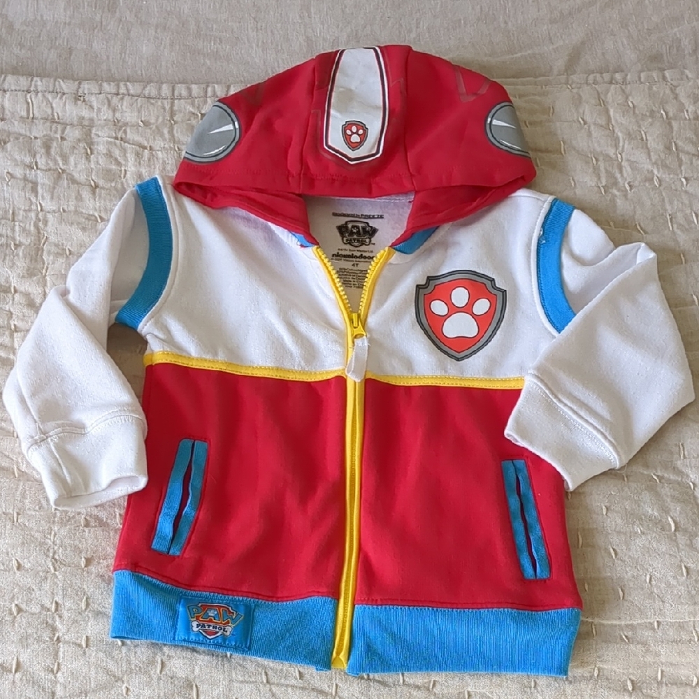 Paw Patrol Kids Red and White Hoodie